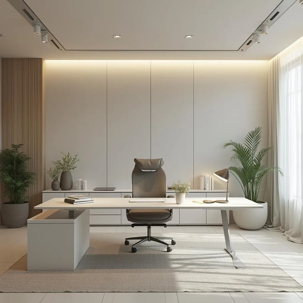 Minimalist ofis tasarımı